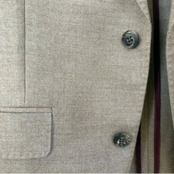 Bonobos Italian Stretch Wool Flannel Jacket Blazer - 38s Slim - NWOT - Picture 2 of 6